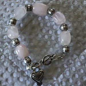 🌸Brighton Blaire Heart Pink Stone Bracelet